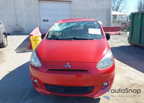 2015 Mitsubishi Mirage Es/Rf из США, поврежденный, VIN ML32A4HJ7FH050174